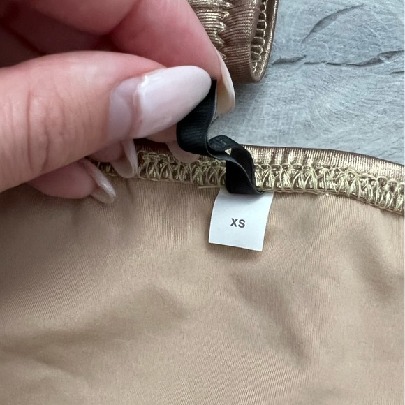 J. Crew Metallic Gold French Bikini Set - Picture 7 of 7